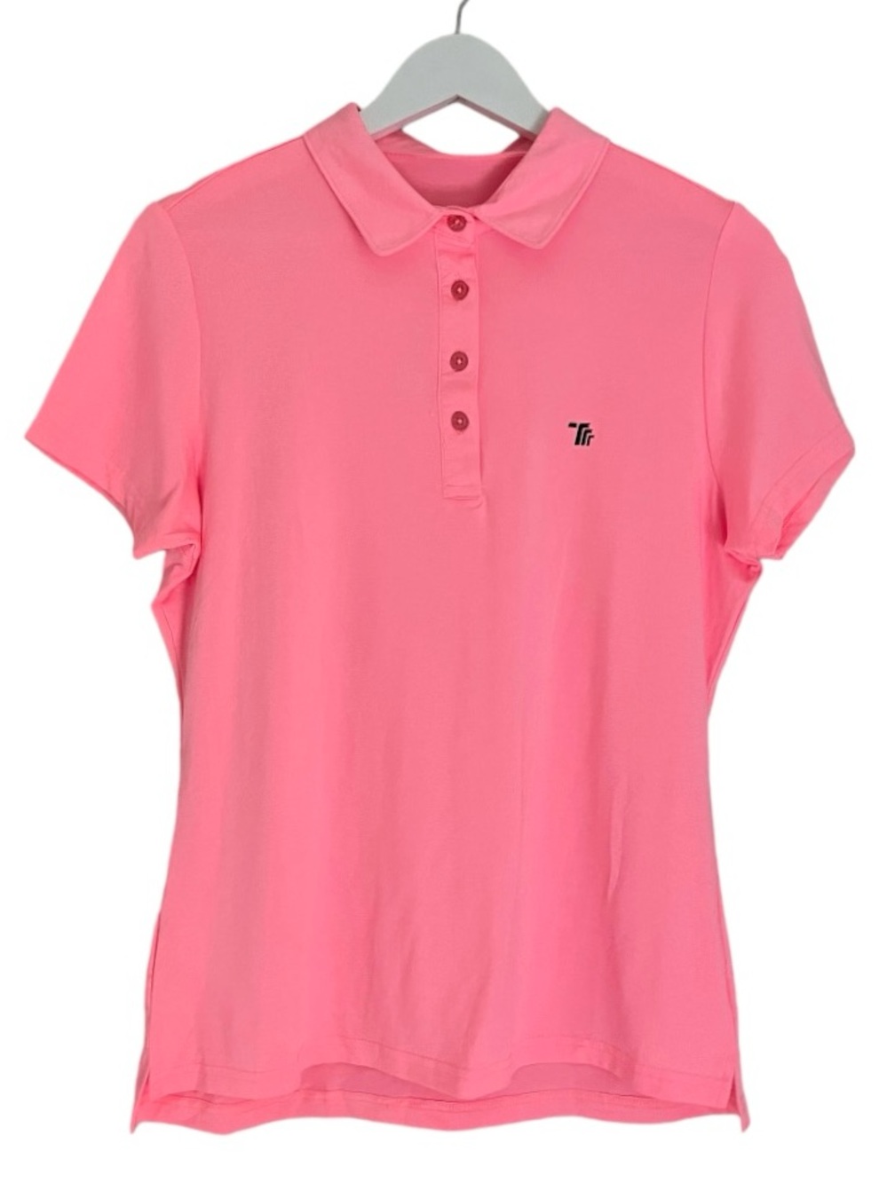 NEW Travels Together With You Polo Shirt Top Bright Pink Women’s Size Small